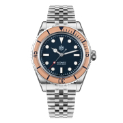 *Flash Sale* San Martin New 40mm Vintage Luxury Men Dive Watch Sapphire Bezel J-type Bracelet SN0133-G San Martin 39.5mm Men Pilot Dress Watch Chinese Style Original Design Carved Coin Bezel Automatic Mechanical Watches SN0033 san martin watches,dive watches