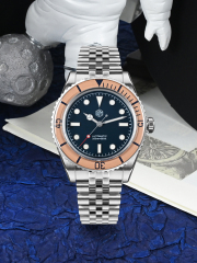 *Flash Sale* San Martin New 40mm Vintage Luxury Men Dive Watch Sapphire Bezel J-type Bracelet SN0133-G San Martin 39.5mm Men Pilot Dress Watch Chinese Style Original Design Carved Coin Bezel Automatic Mechanical Watches SN0033 san martin watches,dive watches