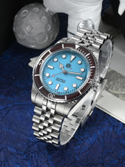 *Flash Sale* San Martin New 40mm Vintage Luxury Men Dive Watch Sapphire Bezel J-type Bracelet SN0133-G San Martin 39.5mm Men Pilot Dress Watch Chinese Style Original Design Carved Coin Bezel Automatic Mechanical Watches SN0033 san martin watches,dive watches