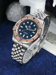 *Flash Sale* San Martin New 40mm Vintage Luxury Men Dive Watch Sapphire Bezel J-type Bracelet SN0133-G San Martin 39.5mm Men Pilot Dress Watch Chinese Style Original Design Carved Coin Bezel Automatic Mechanical Watches SN0033 san martin watches,dive watches