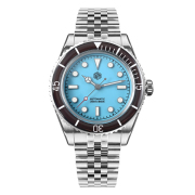 *Flash Sale* San Martin New 40mm Vintage Luxury Men Dive Watch Sapphire Bezel J-type Bracelet SN0133-G San Martin 39.5mm Men Pilot Dress Watch Chinese Style Original Design Carved Coin Bezel Automatic Mechanical Watches SN0033 san martin watches,dive watches