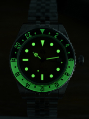 San Martin Retro NH34 GMT Sandwich Dial 40mm Bidirectional Sapphire Bezel Luxury Sports Watch SN0134-G GMT San Martin Limited Edition 39.5mm Full Luminous NH34 GMT Original Design Watches SN0116-G3 san martin watches,NH34 movement watch,San Martin SN0109-G-GMT,dive watches