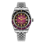 San Martin Retro NH34 GMT Sandwich Dial 40mm Bidirectional Sapphire Bezel Luxury Sports Watch SN0134-G GMT San Martin Limited Edition 39.5mm Full Luminous NH34 GMT Original Design Watches SN0116-G3 san martin watches,NH34 movement watch,San Martin SN0109-G-GMT,dive watches