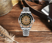 San Martin Retro NH34 GMT Sandwich Dial 40mm Bidirectional Sapphire Bezel Luxury Sports Watch SN0134-G GMT San Martin Limited Edition 39.5mm Full Luminous NH34 GMT Original Design Watches SN0116-G3 san martin watches,NH34 movement watch,San Martin SN0109-G-GMT,dive watches