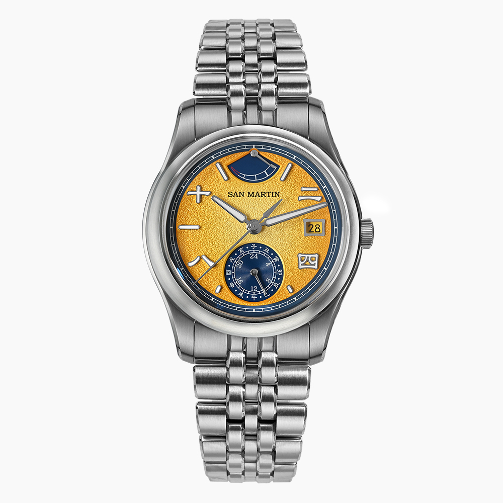 San Martin 39.5mm Men Pilot Dress Watch Chinese Style Original