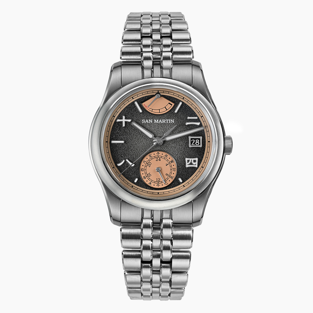 San Martin 39.5mm Men Pilot Dress Watch Chinese Style Original
