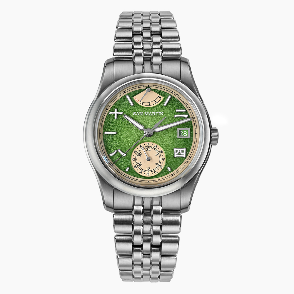 San Martin 39.5mm Men Pilot Dress Watch Chinese Style Original