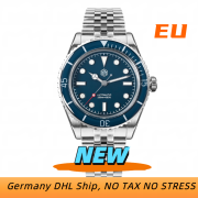 EU San Martin New 40mm Vintage Luxury Men Dive Watch Sapphire Bezel J-type Bracelet SN0133-G San Martin 39.5mm Men Pilot Dress Watch Chinese Style Original Design Carved Coin Bezel Automatic Mechanical Watches SN0033 san martin watches,dive watches