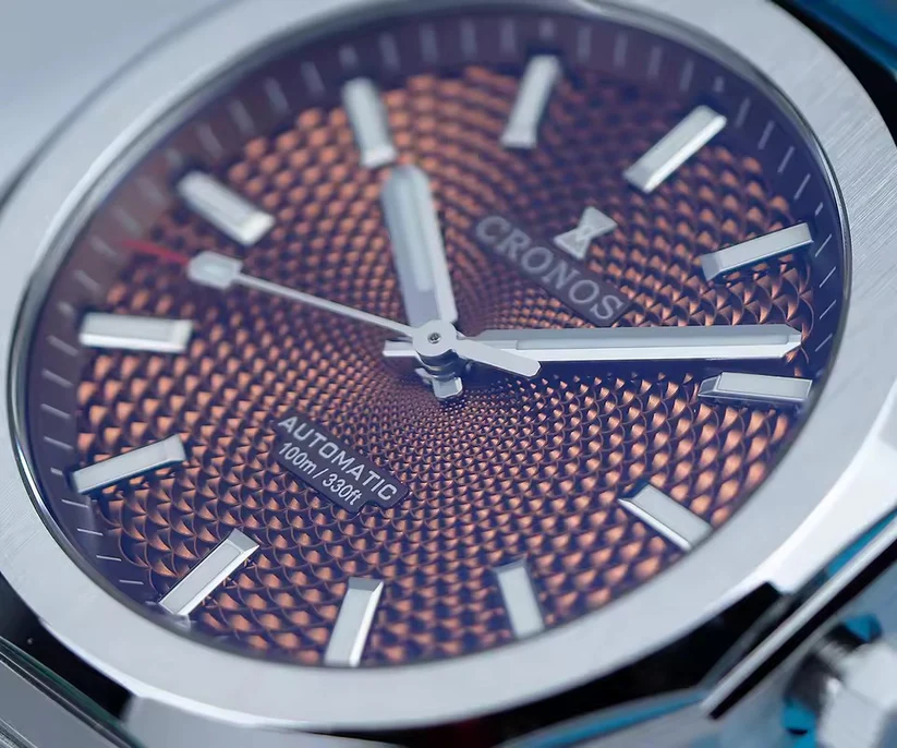 Cronos 2025 Rhombus / Perlage Dial Limited 39mm See-through