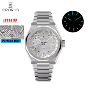 Cronos 2025 Rhombus / Perlage Dial Limited 39mm See-through Caseback L6028 V3 Cronos 2025 Rhombus / Perlage Dial Limited 39mm See-through Caseback L6028 V3