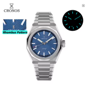 Cronos 2025 Rhombus / Perlage Dial Limited 39mm See-through Caseback L6028 V3 Cronos 2025 Rhombus / Perlage Dial Limited 39mm See-through Caseback L6028 V3