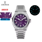 Cronos 2025 Rhombus / Perlage Dial Limited 39mm See-through Caseback L6028 V3 Cronos 2025 Rhombus / Perlage Dial Limited 39mm See-through Caseback L6028 V3