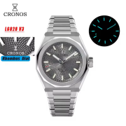 Cronos 2025 Rhombus / Perlage Dial Limited 39mm See-through Caseback L6028 V3 Cronos 2025 Rhombus / Perlage Dial Limited 39mm See-through Caseback L6028 V3