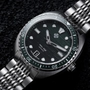 EU IXDAO stainless steel turtle diver wave dial NH35 movement watch JD-X07S IXDAO stainless steel turtle diver wave dial NH35 movement watch JD-X07S