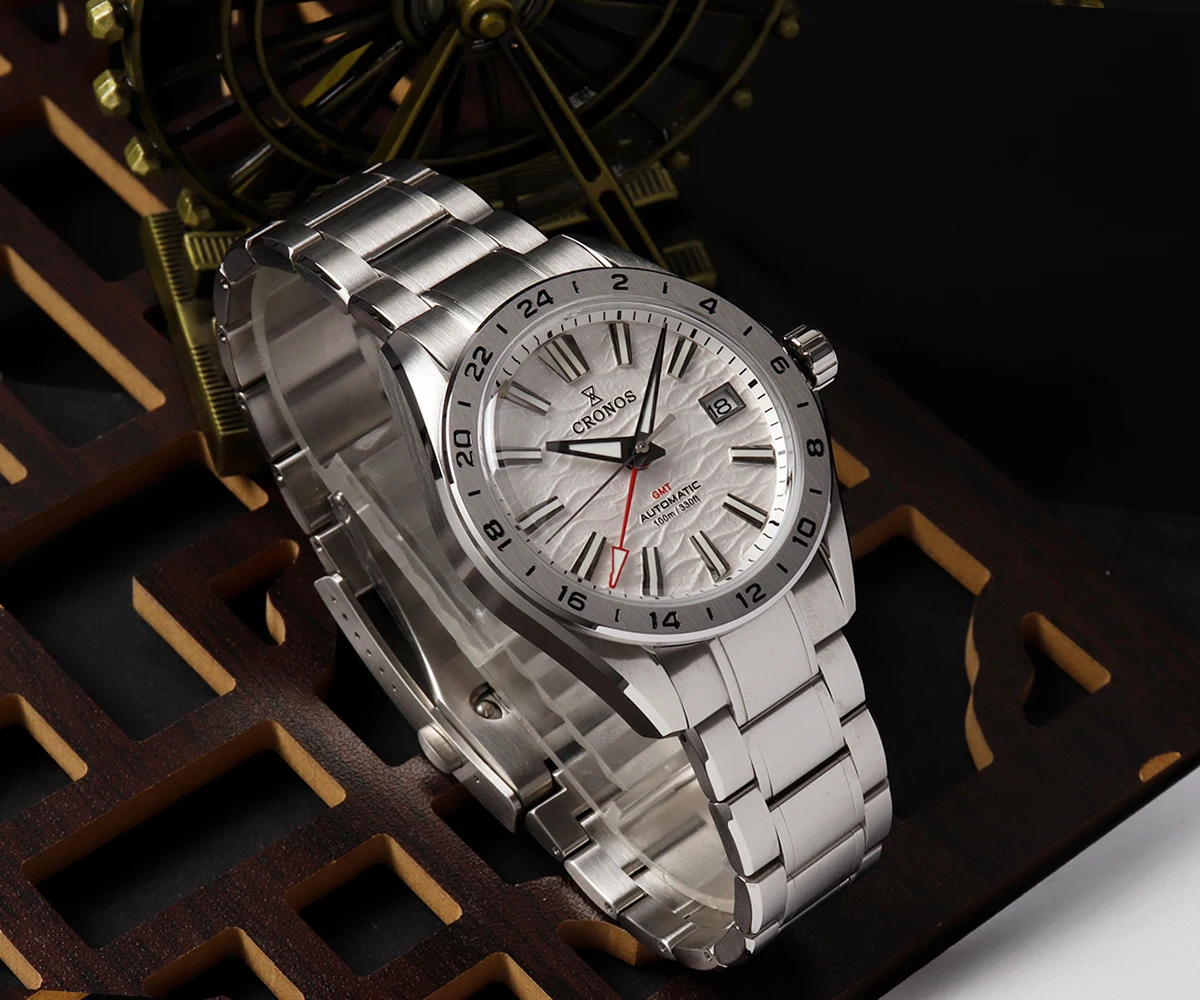 Cronos 2025 Rhombus / Perlage Dial Limited 39mm See-through