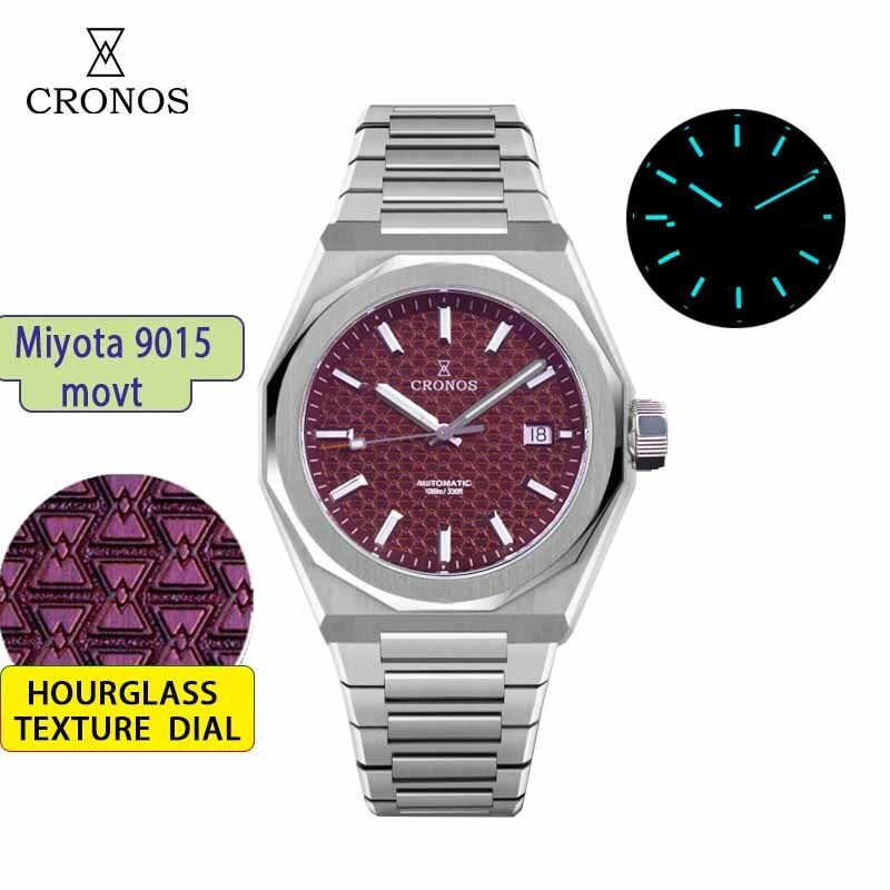 Cronos 2025 Rhombus / Perlage Dial Limited 39mm See-through