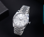 Cronos DateJust Luxury Men Watch Stainless Steel 5 Links Bracelet PT5000 Miyot 9015 100m Water Resistant Sapphire L6046M