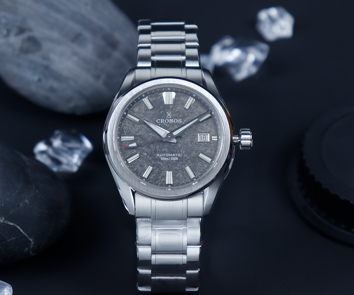 Cronos Men Watch 39mm Automatic Wristwatches Female End Links