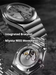 San Martin 40mm Men Sport Watch Miyota 90S5 Automatic Integrated Bracelet Luxury Vertical Brushed Dial Mechanical Watches SN0149 San Martin 40mm Men Sport Watch Miyota 90S5 Automatic Integrated Bracelet Luxury Vertical Brushed Dial Mechanical Watches SN0149 san martin watches,dive watches