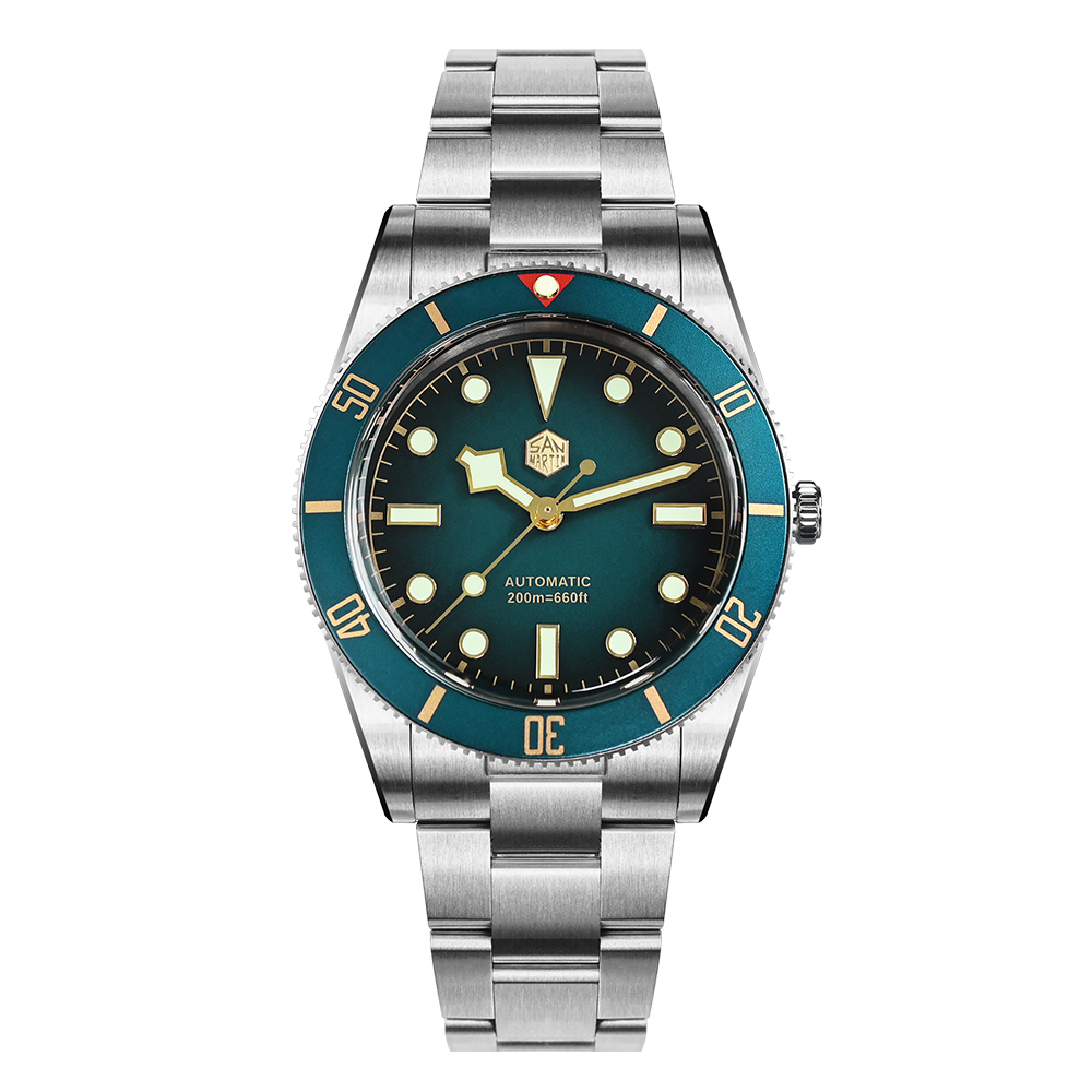 IXDAO stainless steel turtle diver wave dial NH35 movement watch