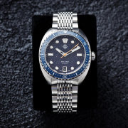 IXDAO stainless steel turtle diver aventurine/Enamel black dial NH35 movement watch JD-X07S