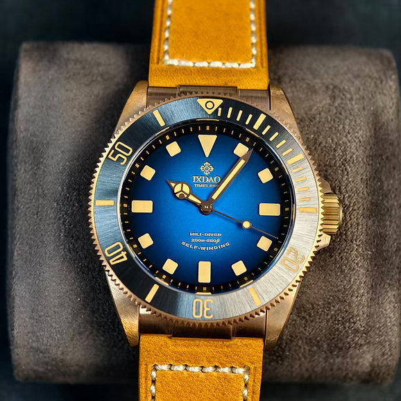 Ixdao 39mm Cusn Bronze Vintage Luminous SW200/ETA2824 Mechanical