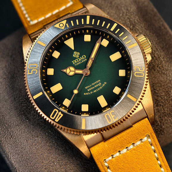 Ixdao 39mm Cusn Bronze Vintage Luminous SW200/ETA2824 Mechanical