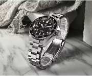 San Martin 41mm Diver Watch ST2130 Helium Automatic Mechanical 600m SN0036