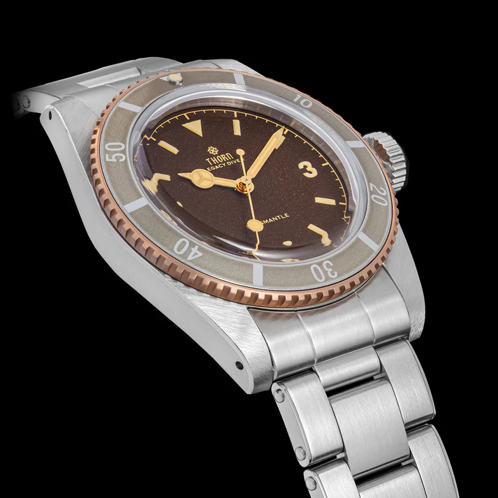 Thorn T028 37mm PT5000 Bronze Bezel Sapphire Men Wristwatch