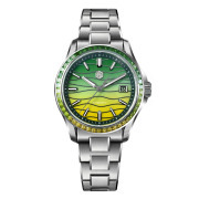 San Martin Luxurious Gemstone Bezel Splicing MOP Dial Miyota 9015 39mm Men Automatic Mechanical Watch Waterproof SN0150