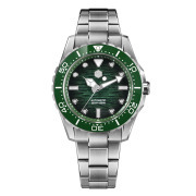 San Martin 40mm Luxury Men Diver Watch Enamel Wave Dial ST2130 Classic Automatic Mechanical Watches SN0154