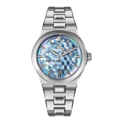 San Martin 40mm Men Sport Watch Miyota 90S5 Automatic Integrated Bracelet Luxury 3D MOP Dial Mechanical Watches SN0149