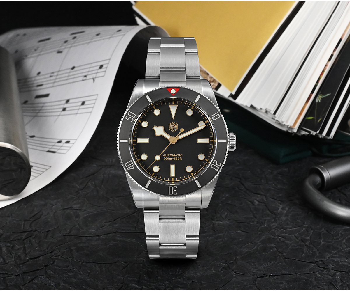 EU San Martin New Design Vintage 37mm BB54 Vintage Diver Watch SN0138GW