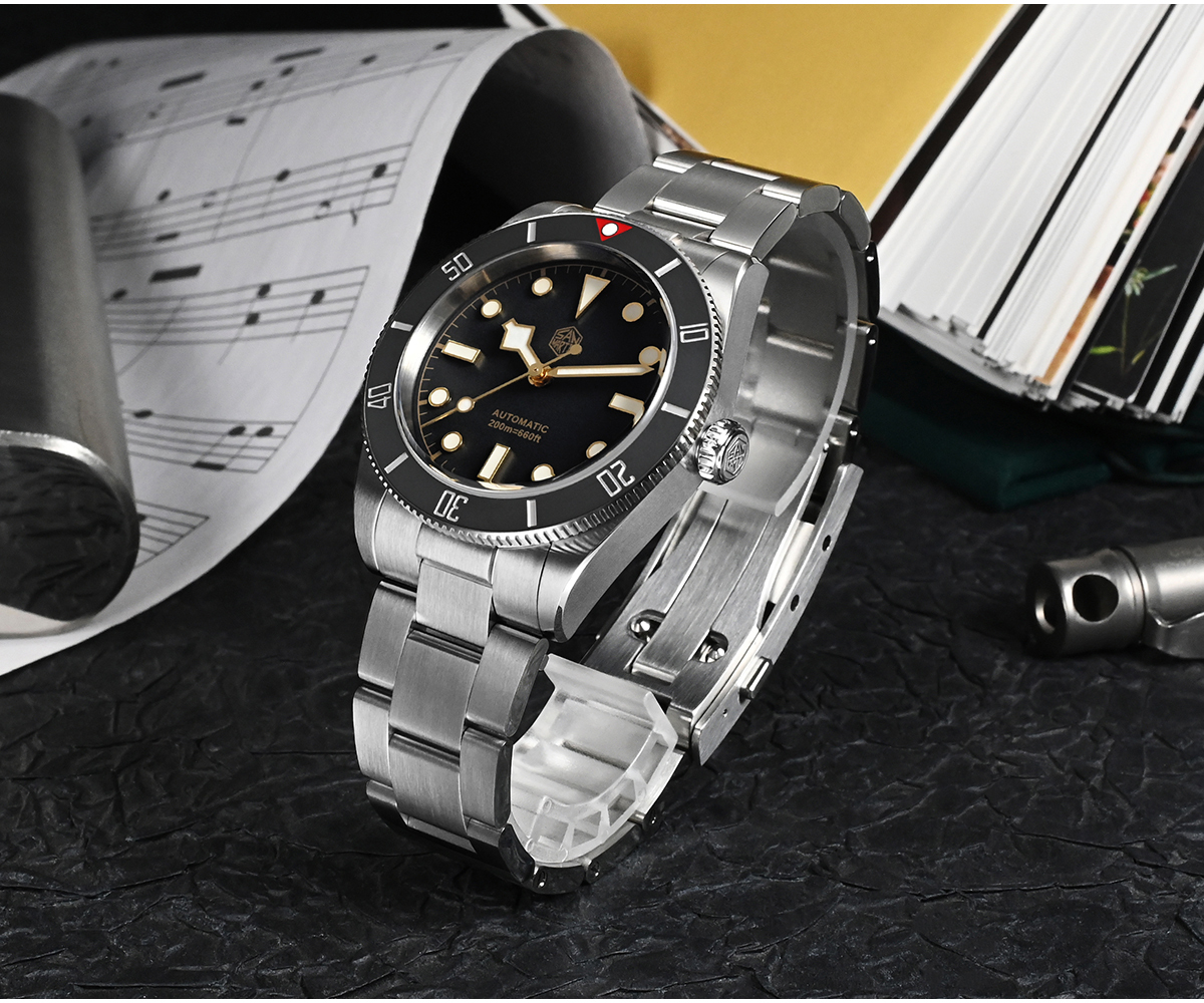 EU San Martin New Design Vintage 37mm BB54 Vintage Diver Watch SN0138GW