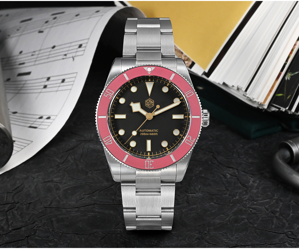 EU San Martin New Design Vintage 37mm BB54 Vintage Diver Watch SN0138GW