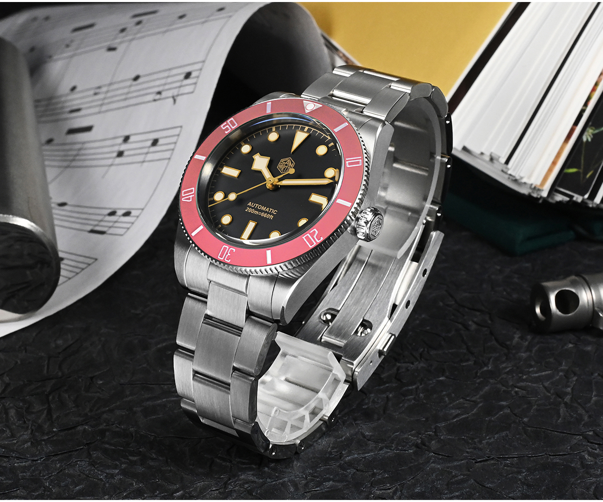 EU San Martin New Design Vintage 37mm BB54 Vintage Diver Watch SN0138GW