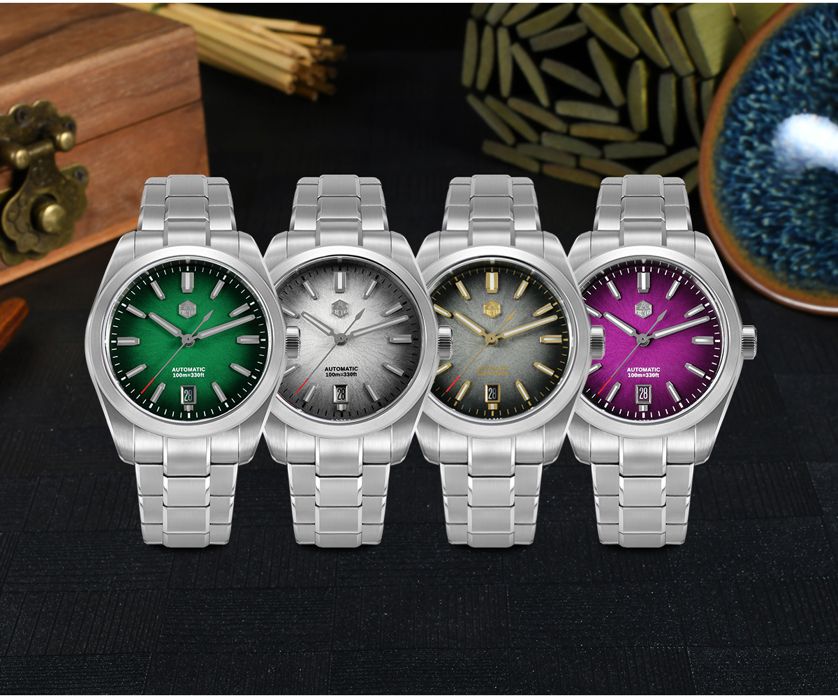 EU San Martin "JianZhan" Gada Watch Miyota 9015 Original Design Automatic Mechanical Watches SN0144-GS/GX/GL