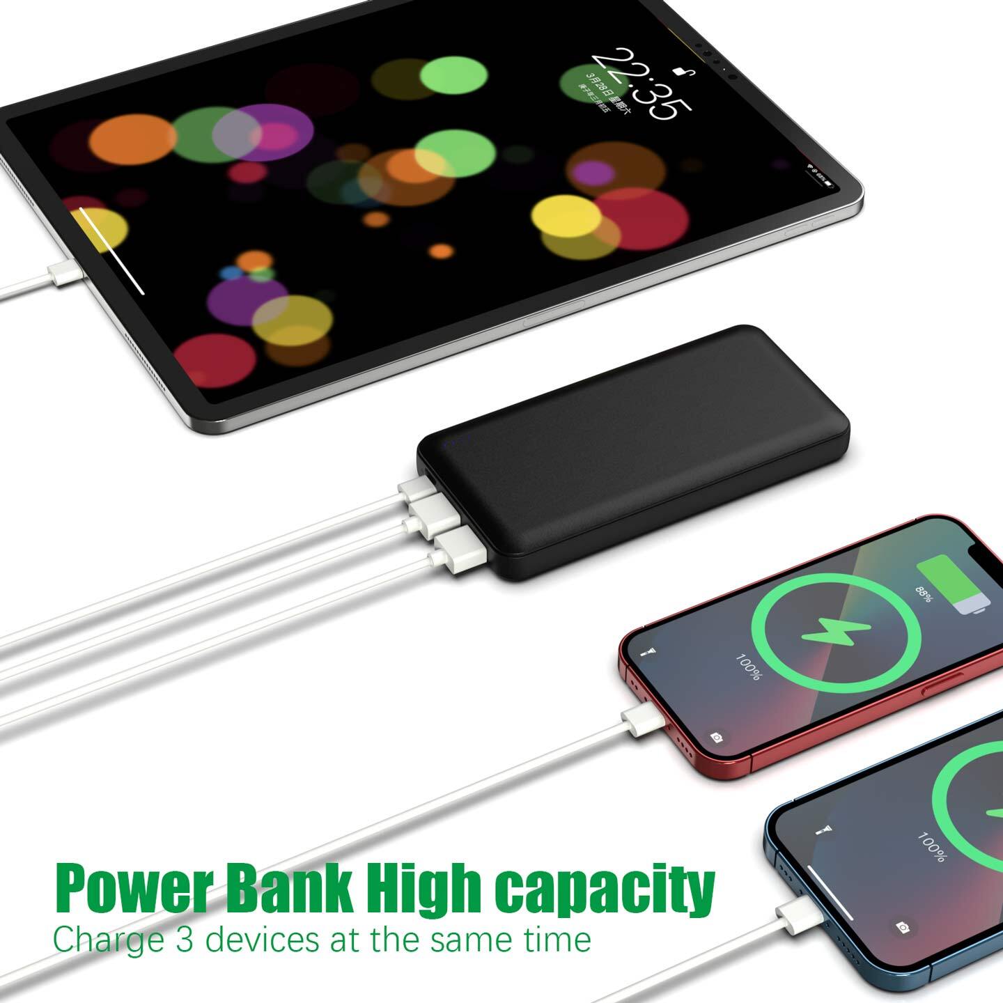 (United States) Metal Power bank portable charger 10000mAh external battery pack charger smart phone tablet speaker DV etc.