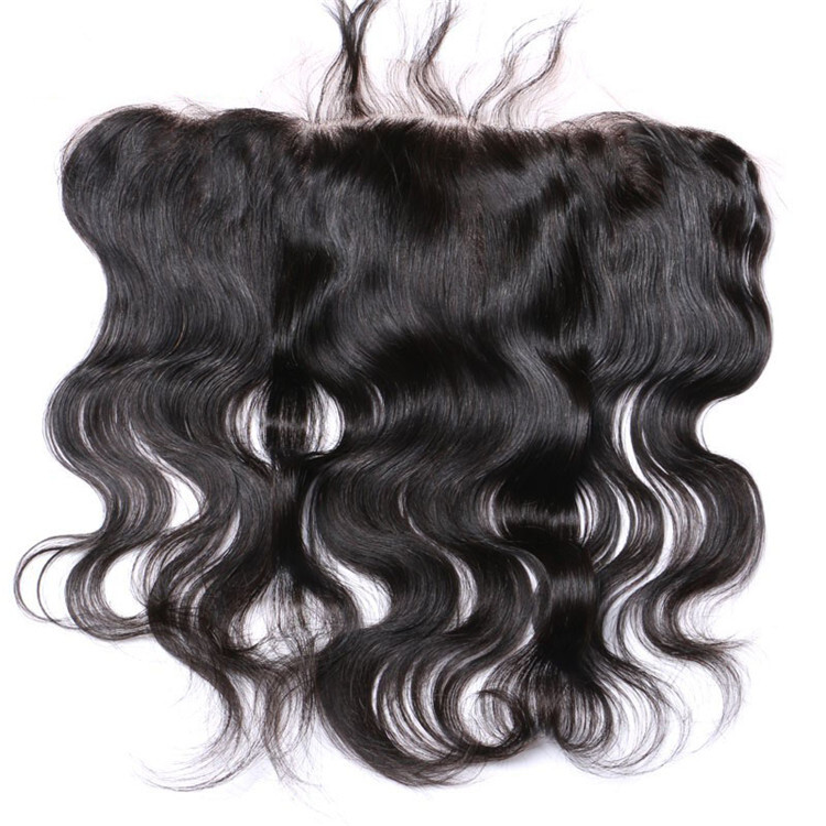 Raw virgin Hair 13*4  lace frontal natural body wave hair 