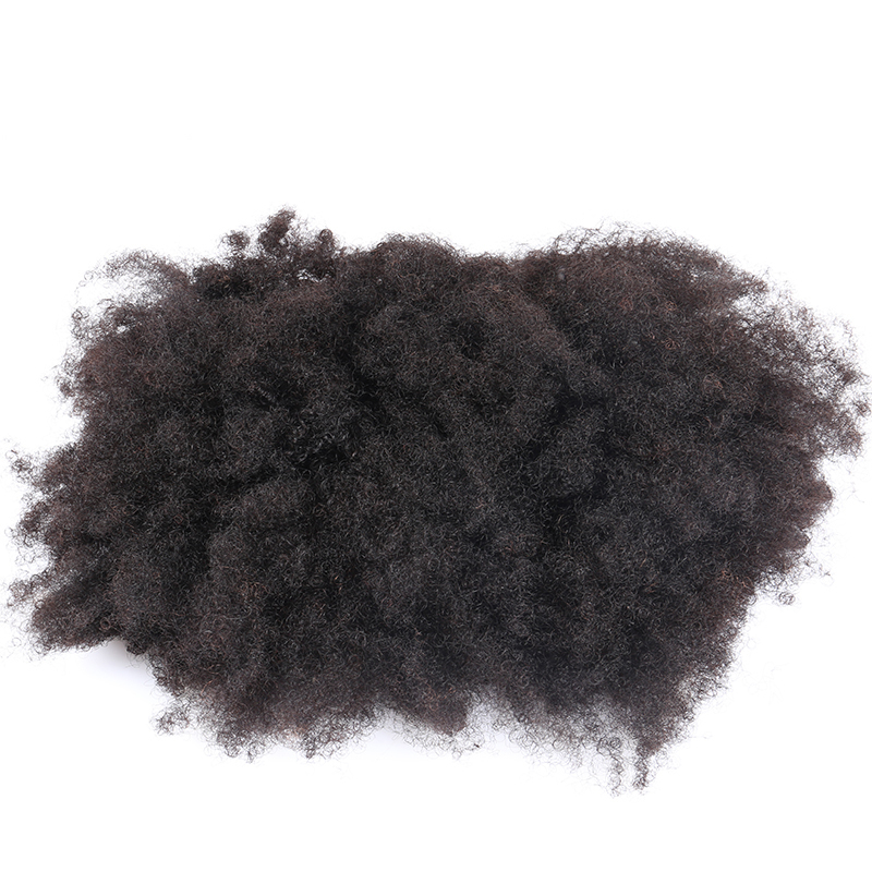 Afro Kinky Curly Ponytail Remy Hair Pieces For Women Natural Black Clip In Ponytails Drawstring 100% Human Hair
