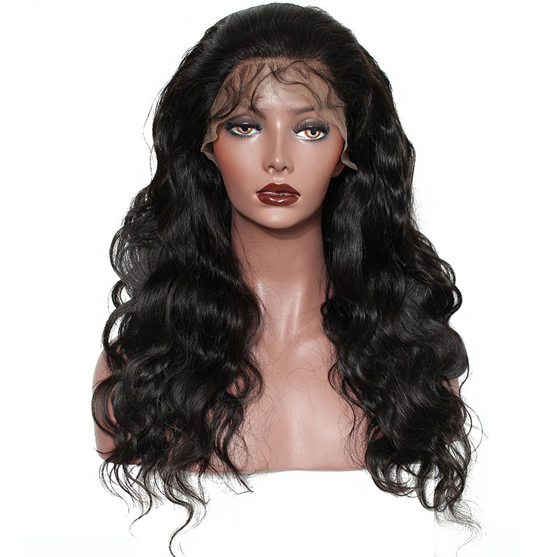  Body Wave 360 Lace Frontal Wig With Baby Hair Brazilian Human Hair Wigs
