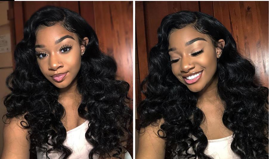 Loose Wave 360 Lace Frontal Wig 13*4 13*6 Lace Front Human Hair Wigs With Baby Hair
