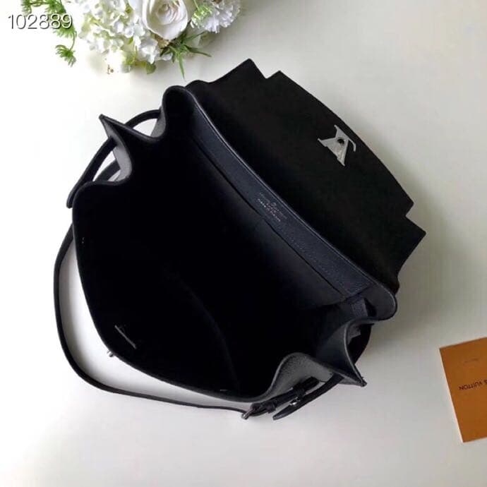 LV Lockme Ever Brand M51395 Top Quality Leather Square Handbag For Women