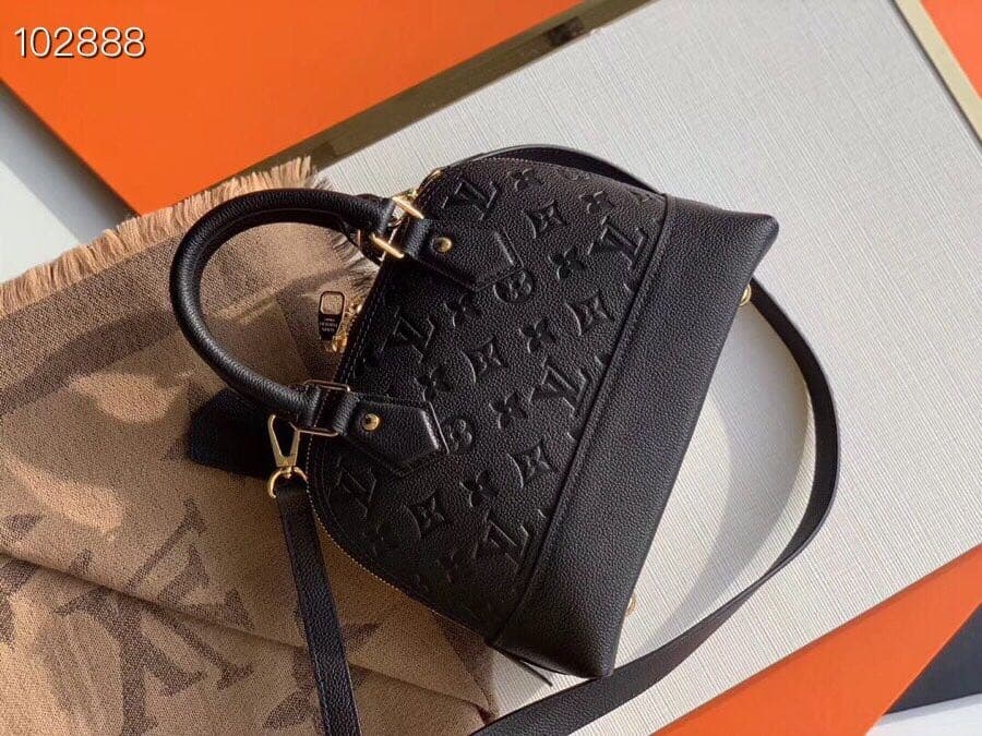 louis vuitton alma bb black