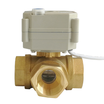 DN25 3 way Electric Motorised ball valve L type or T type all metal gears, DC5V Electric open/close valve with NPT/BSP thread?dn25 3 way electric motorised ball valve|dn25 3 way electric valve?dn25 3 way electric motorised ball valve,dc5v electric valve with thread,dn25 3 way electric valve,dn25 3 way electric valve suppliers