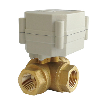 DN15 Electric Motor drive valve 3-way, AC110-230V Electric motor control ball valve 1/2" brass IP67 certified  dn15 electric motor drive valve 3-way|dn15 electric motor drive valve dn15 electric motor drive valve 3-way,dn15 electric motor drive valve,dn15 electric motor drive 3-way valve,dn15 electric 3-way valve