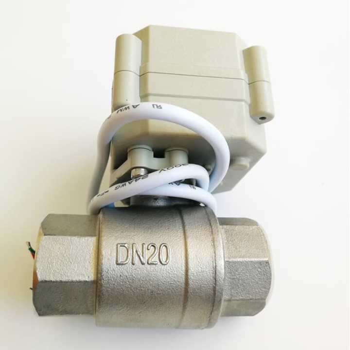 3/4 inch Electric proportional Valve 010V control signal, stainless