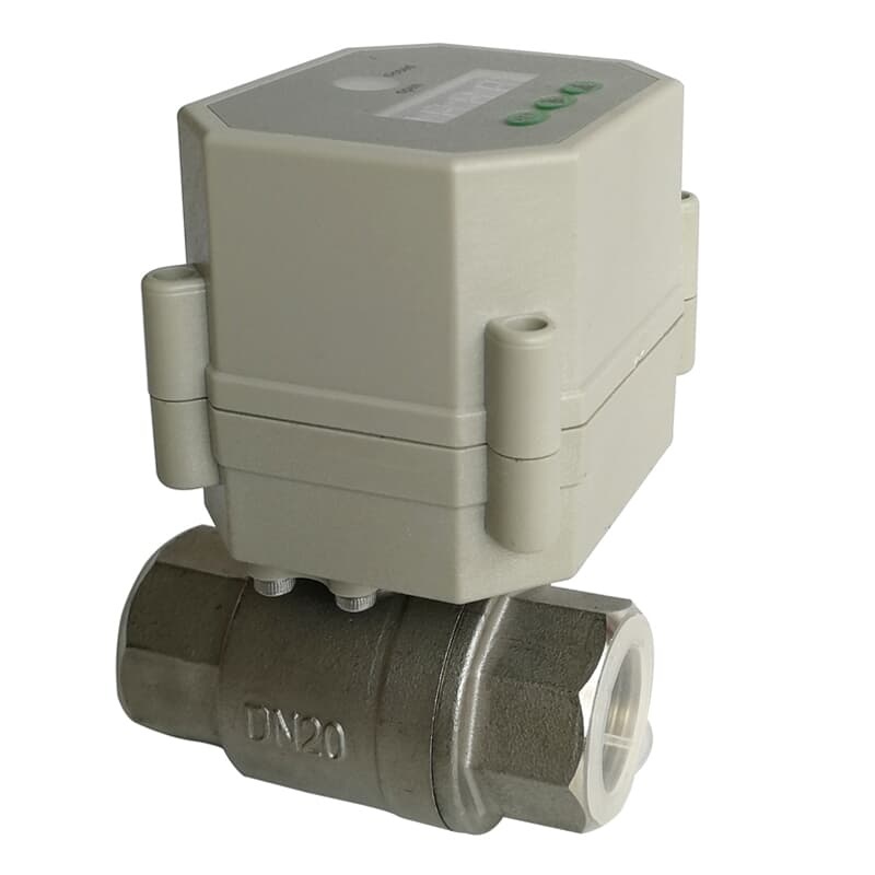 3/4 inch stainless 2 way Electric timer valve AC110V