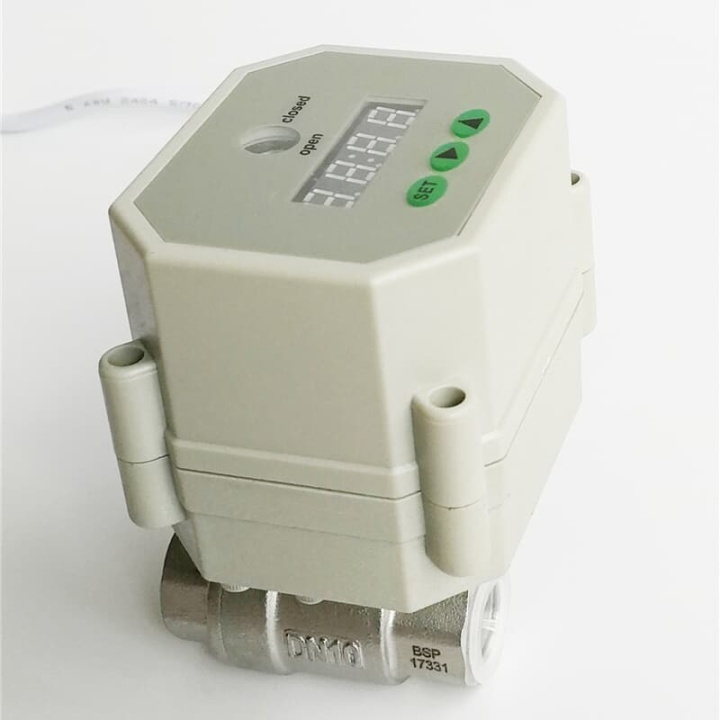 3/8 inch Motorized water valve with timer in actuator