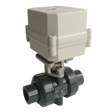 DN15 Electric Full bore valve AC/DC9 to 24 volt with power off return function, 1/2 inch Motorized ball valve with position indicator and power failure turn function water pollution treatment DN15 Electric Full bore valve AC/DC9 to 24 volt with power off return function 1/2" electric valve,1/2inch electric valve,electric valve UPVC,DC12V ELECTRIC VALVE,DC24V ELECTRIC VALVE,ELECTRIC VLVE UPVC